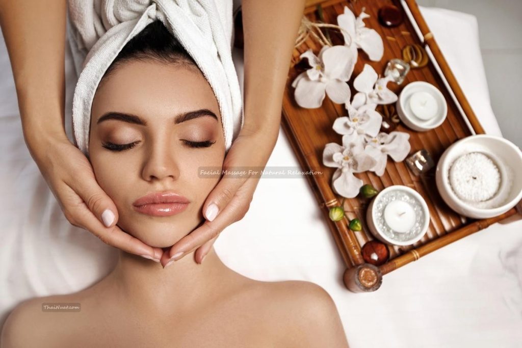 Facial Massage For Natural Relaxation (2) Facial Massage For Natural Relaxation